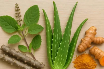 giloy tulsi aloe vera turmeric